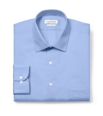 Van Heusen® Men's Blue Crystal Big & Tall Long Sleeve Dress Shirt
