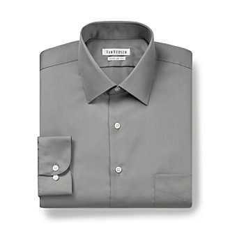 Van Heusen&reg; Men's Gray Big & Tall Dress Shirt