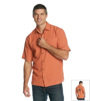 Tommy Bahama® Men's Deep Shrimp Island Riders Camp Shirt