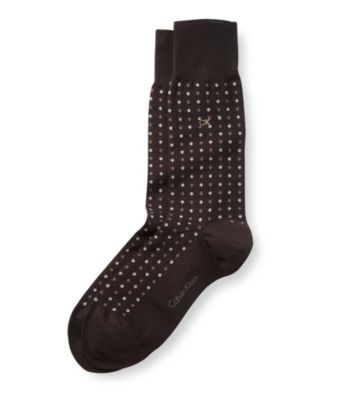Calvin Klein Men's Mini Dot Crew Sock
