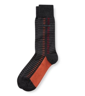 Calvin Klein Men's Broken Stripe Crew Sock