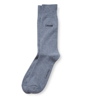 Calvin Klein Men's Signature Flat Knit Crew Sock