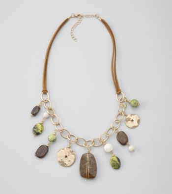Laura Ashley® Goldtone Chain Swag Necklace