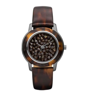DKNY® Brown/Tortoise Park Avenue Watch