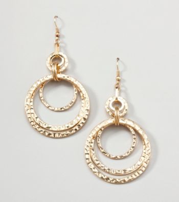Erica Lyons® Gold Reflections Drop Pierced Earrings