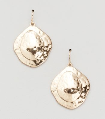 Erica Lyons® Gold Reflections Drop Pierced Earrings