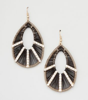Erica Lyons® Spectrum Teardrop Pierced Earrings