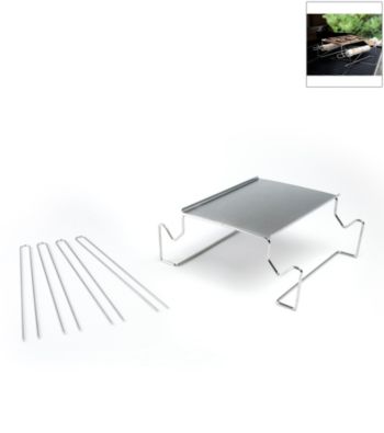 Charcoal Companion® Stainless S'mores Roasting Rack with Skewers