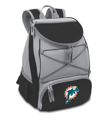 Miami Dolphins Black PTX Backpack Cooler