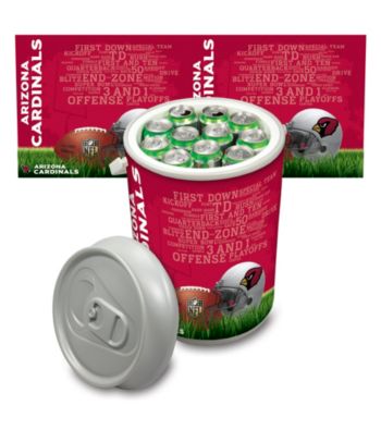 Arizona Cardinals Silver Gray Mega Can Cooler