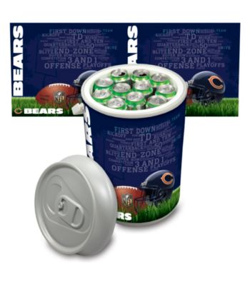 Chicago Bears Silver Gray Mega Can Cooler