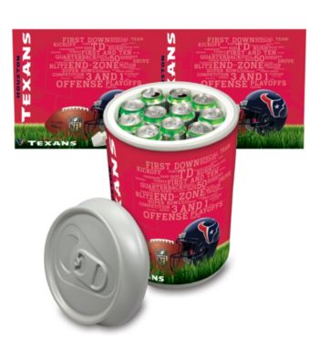 Houston Texans Silver Gray Mega Can Cooler