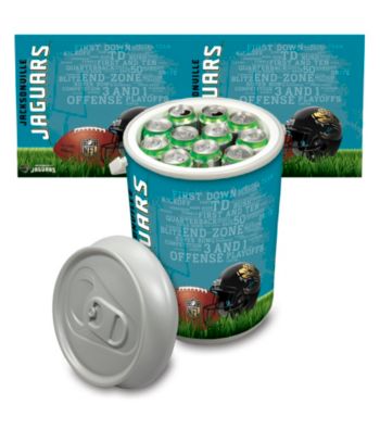 Jacksonville Jaguars Silver Gray Mega Can Cooler