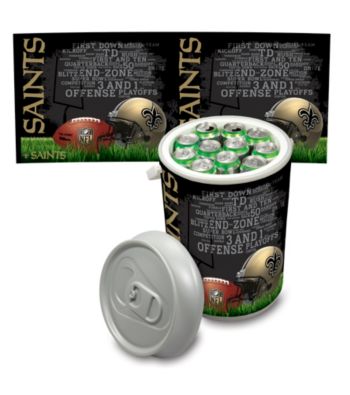 New Orleans Saints Silver Gray Mega Can Cooler