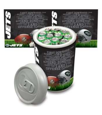 New York Jets Silver Gray Mega Can Cooler