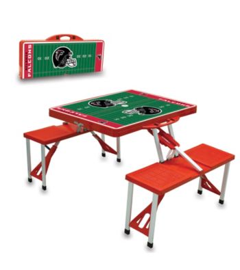 Atlanta Falcons Red Picnic Table