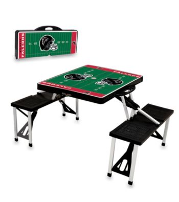 Atlanta Falcons Black Picnic Table