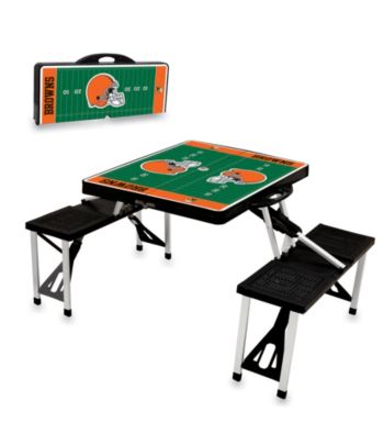 Cleveland Browns Black Picnic Table