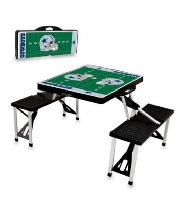 Dallas Cowboys Black Picnic Table