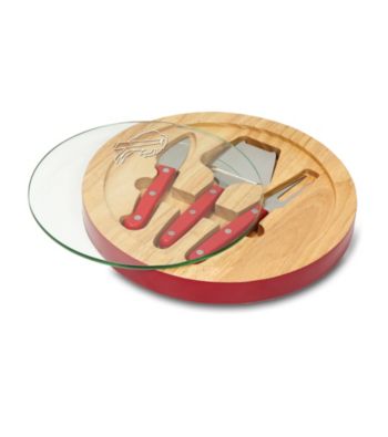 Buffalo Bills Ventana Glass Top Cheese Board
