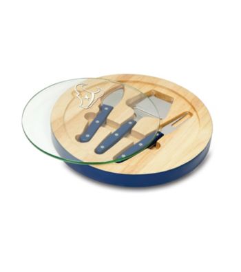 Houston Texans Ventana Glass Top Cheese Board