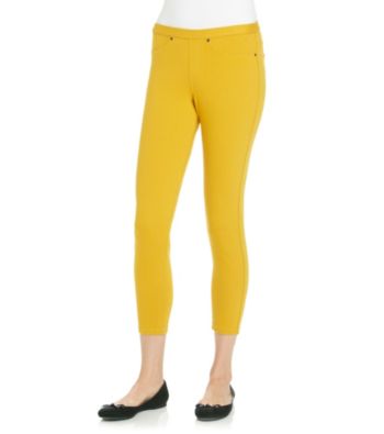 HUE® Ochre Twill Skimmer Leggings
