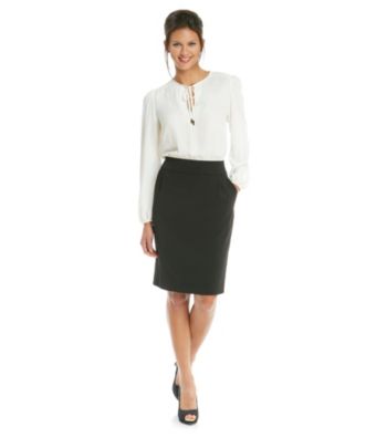 Anne Klein Relaxed Bodice Dress