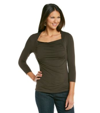 Relativity® Career Drapeneck Top