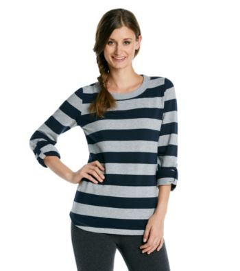 Calvin Klein Performance Striped Pullover Sweatshirt