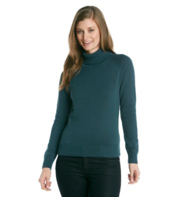 Jeanne Pierre® Jersey Turtleneck Sweater