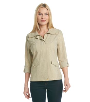 Laura Ashley Foil Animal Weekend Jacket