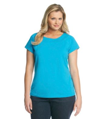 Laura Ashley Plus Size Ballet Neck Tee