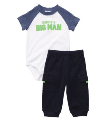 Carter's® Baby Boys' Navy 2-pc. Big Man Raglan Set