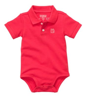 OshKosh B'Gosh® Baby Boys' Red Short Sleeve Polo Bodysuit