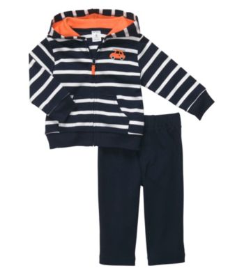 Carter's® Baby Boys' Navy/White Striped 2-pc. Cardigan Set