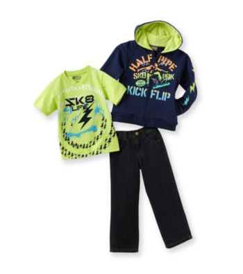 Nannette® Boys' 2T-7 Blue 3-pc. Half Pipe Set