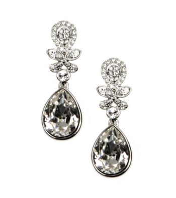 Givenchy® Crystal Clip Drop Earrings