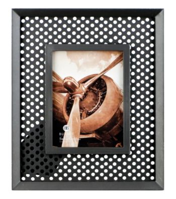 Burnes of Boston® Metal Grate Silver Patina Frame