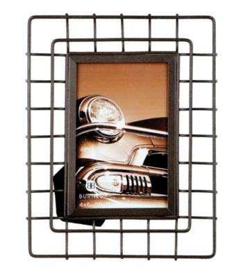 Burnes of Boston® Curved Thin Wire Graywash Frame