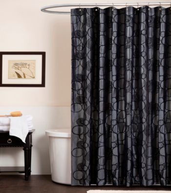 Lush Decor Circle Charm Shower Curtain