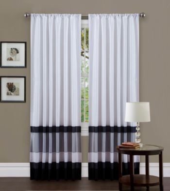 Lush Decor Iman Window Curtain