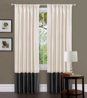 Lush Decor Milione Fiore Window Curtain Set