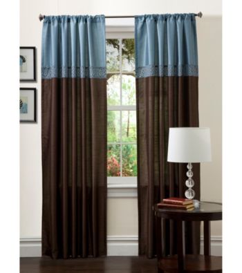 Lush Decor Geometrica Window Curtain Set