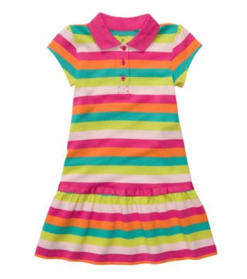 Carter's® Girls' 2T-4T Rainbow Striped Polo Dress