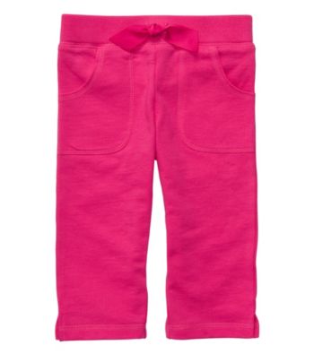 Carter's® Girls' 2T-6X Pink French Terry Capris