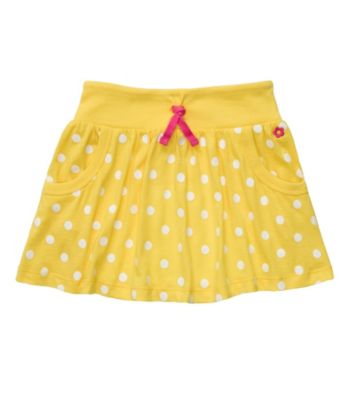 Carter's® Girls' 2T-6X Yellow/White Polka-Dot Skort