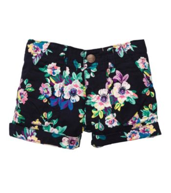 OshKosh B'Gosh® Girls' 4-6X Navy Floral Print Shorts