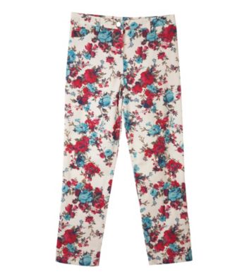 Amy Byer Girls' 7-16 White Photo Real Print Jeans