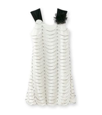 Speechless® Girls' 7-16 Ivory Eyelash Dress
