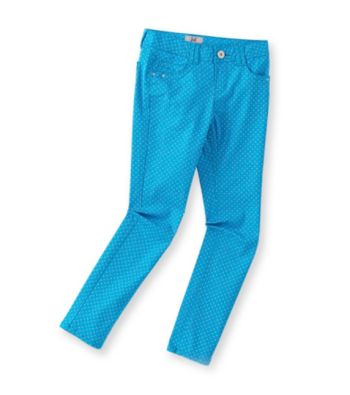 Jolt® Girls' 7-16 Blue Polka-Dot Printed Jean